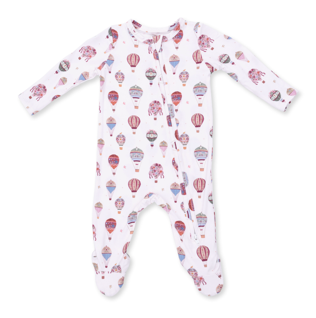 Hot Air Balloon - 2 Way Zipper Footie