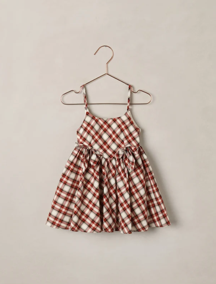 Betsey Dress- Holiday Tartan