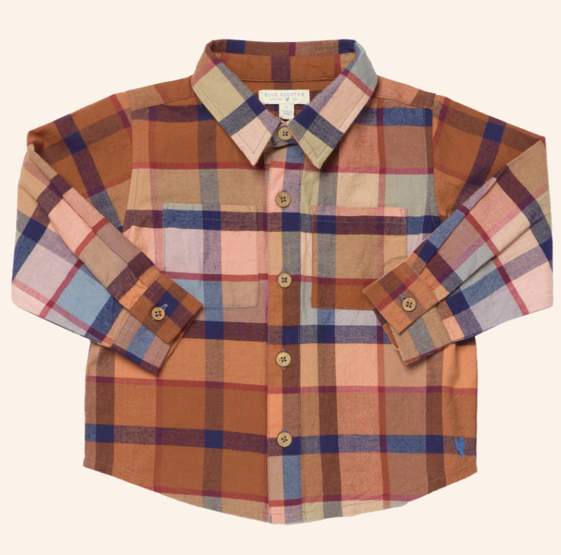 L/S Jack Shirt- Hayride Plaid