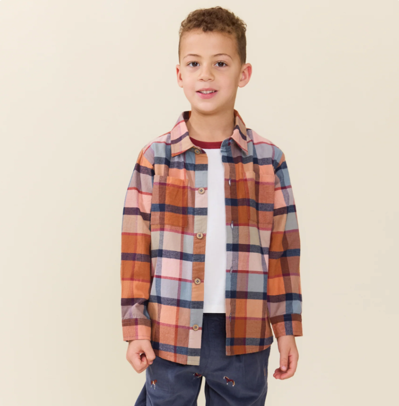 L/S Jack Shirt- Hayride Plaid