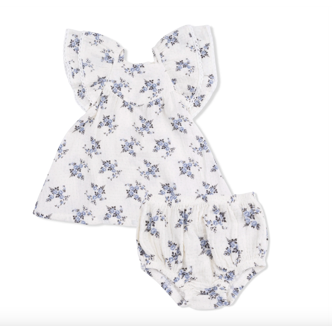 Belle Rosette Dot Dress Set