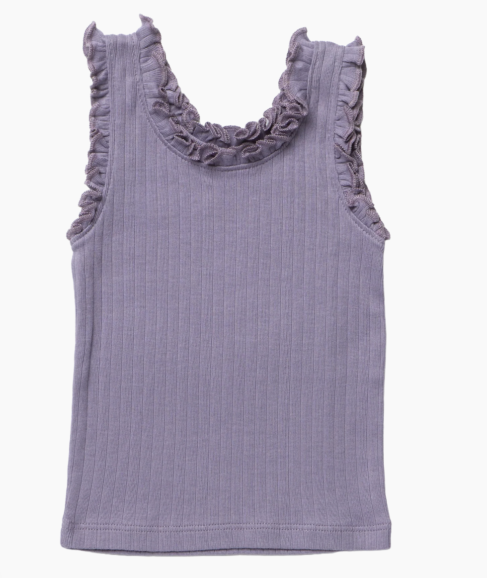 Joy Ruffle Rib Tank