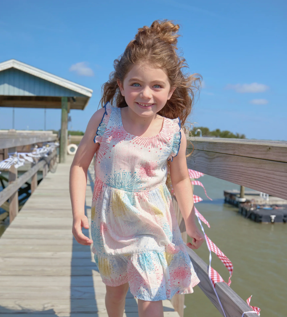 Kelsey Dress- Fireworks