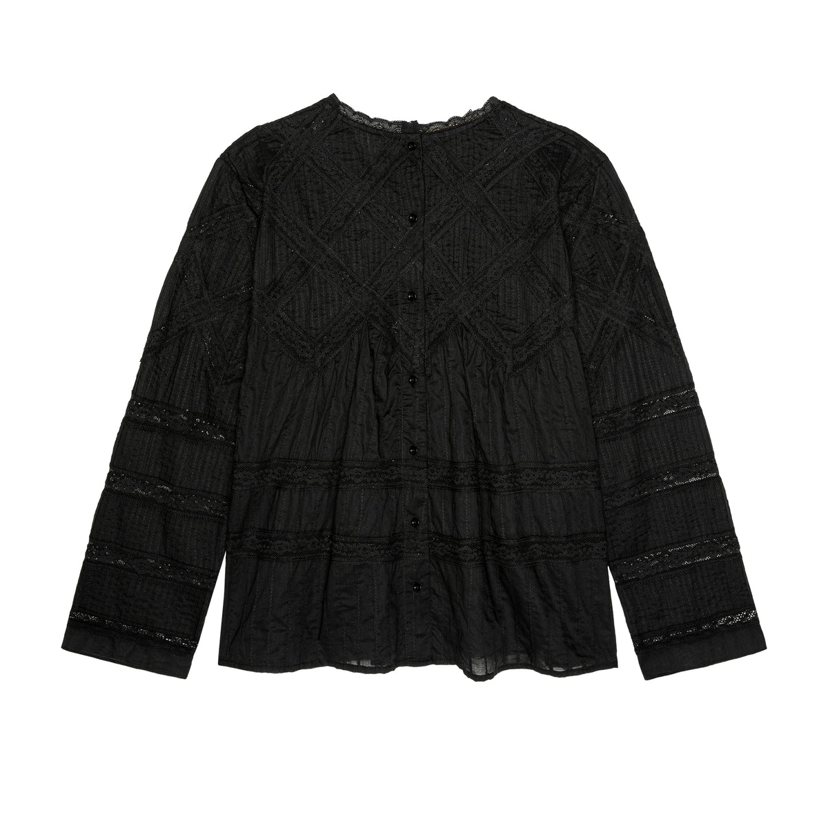 THE LATTICE LACE VICTORIAN TOP
