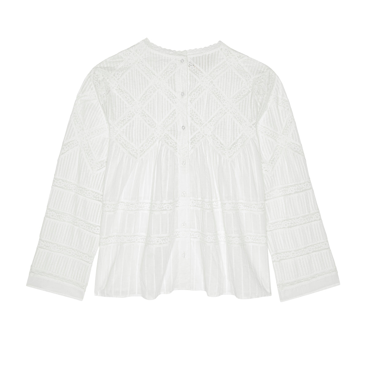 THE LATTICE LACE VICTORIAN TOP