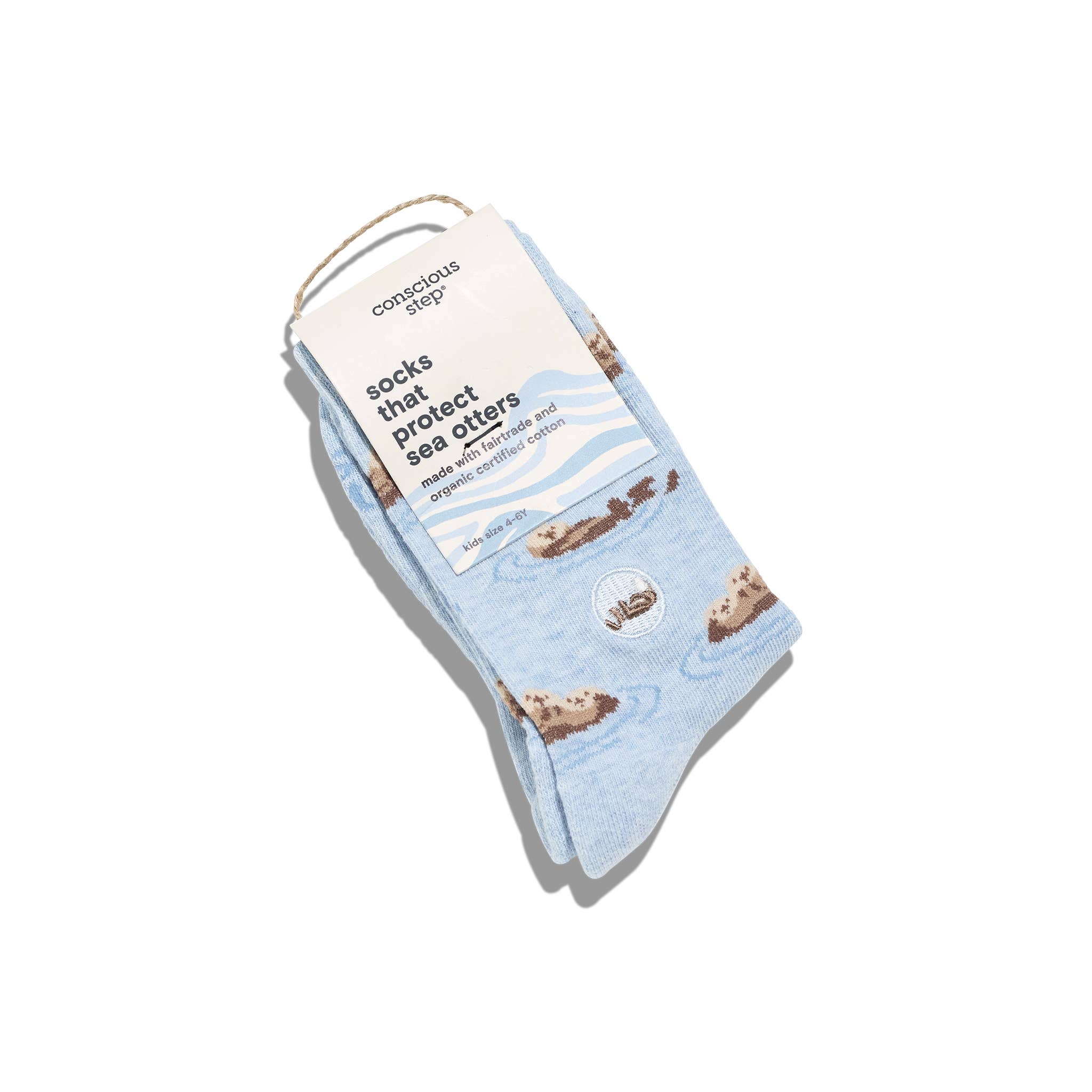 Kids Socks that Protect Sea Otters | Organic Cotton Socks