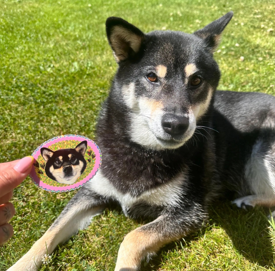 Juno Glitter Vinyl Sticker