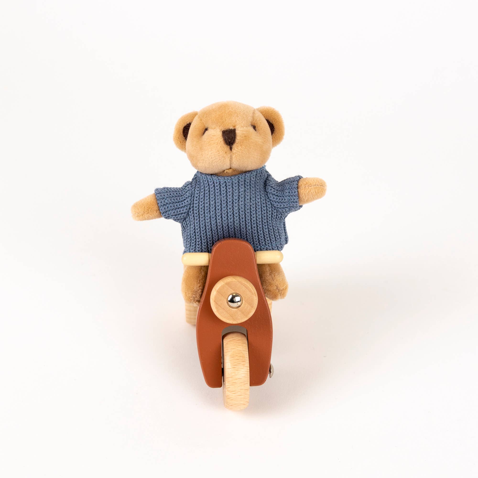 Alexis the Bear on a Vespa