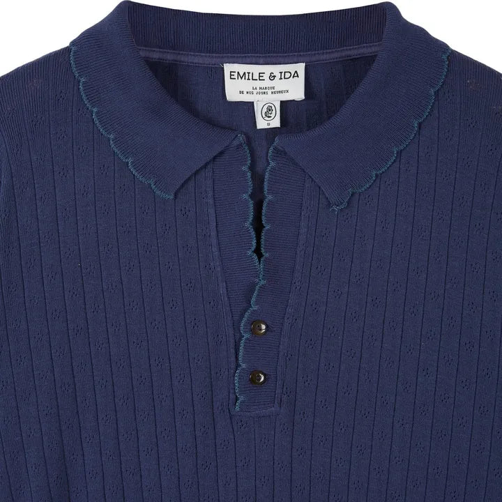 Pointelle Polo